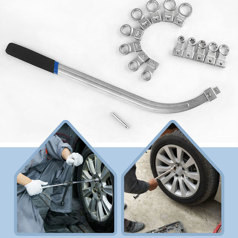 🔧15-teiliges tragbares Riemenschlüssel-Set mit austauschbarem Kopf