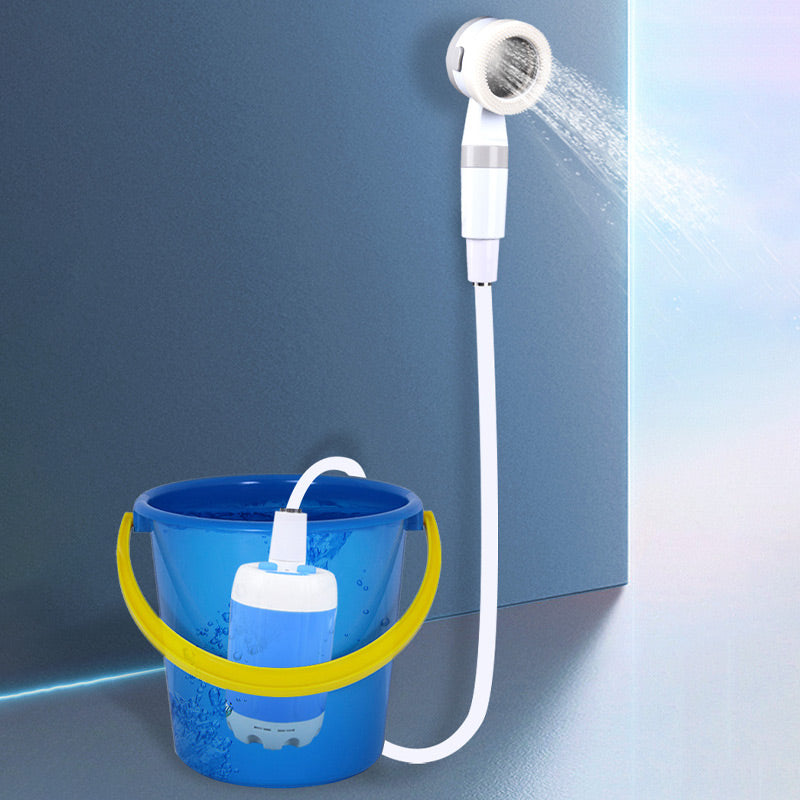 🔥Tragbare Dusche für Camping mit Wasserpumpe💯💯💯