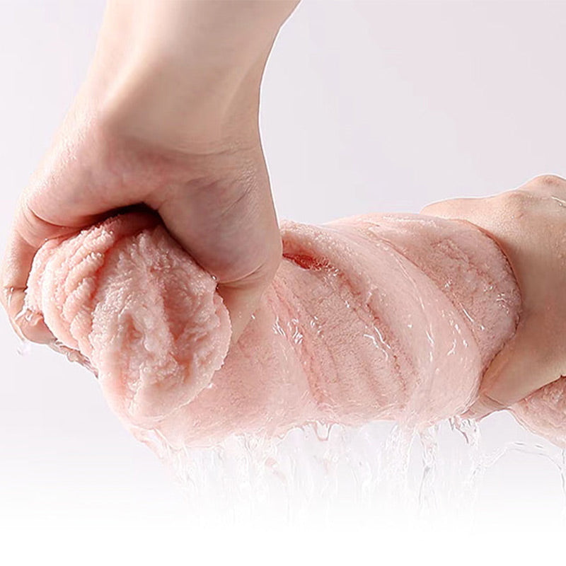 Turban Handtuch mit Knopf