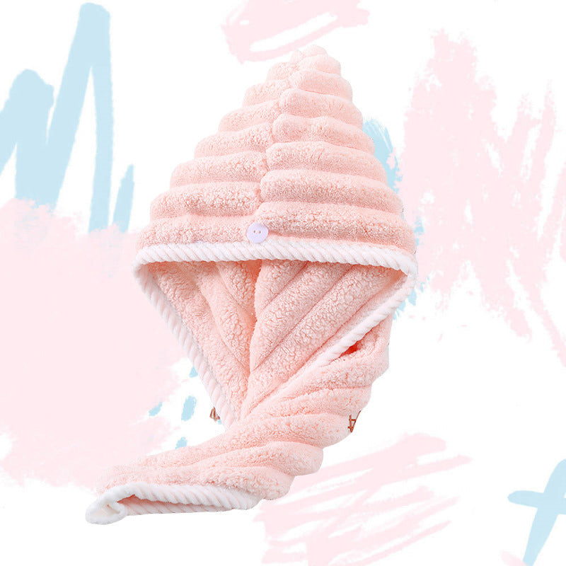 Turban Handtuch mit Knopf
