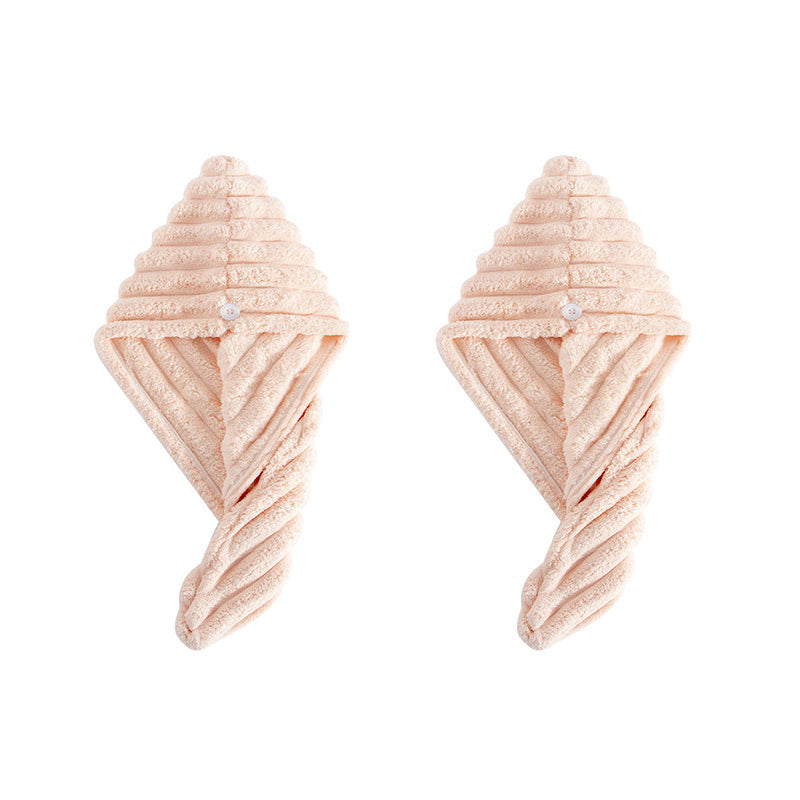 Turban Handtuch mit Knopf
