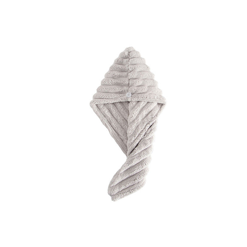 Turban Handtuch mit Knopf