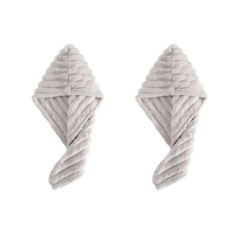 Turban Handtuch mit Knopf