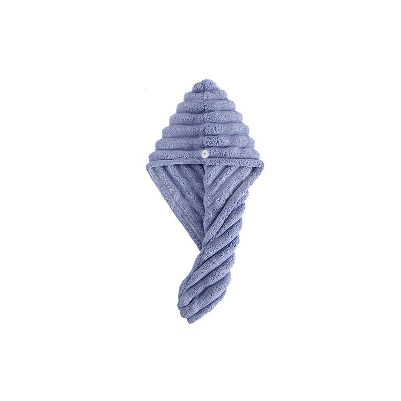 Turban Handtuch mit Knopf