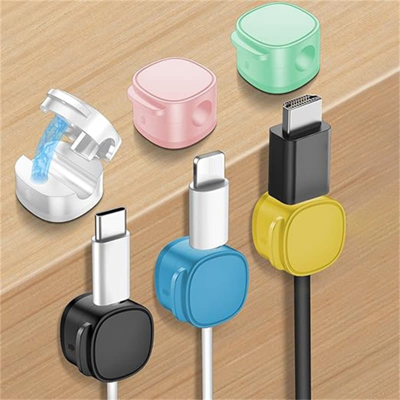 6 Stück magnetische Mehrzweck-Kabelhalter