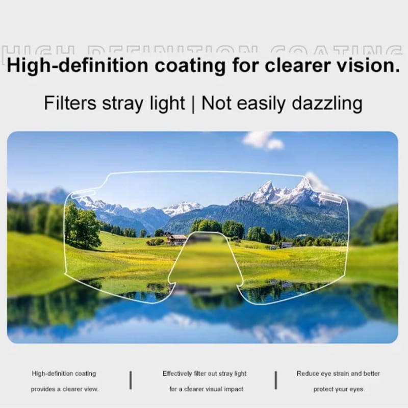 Large-frame Anti-Glare Riding Glasses