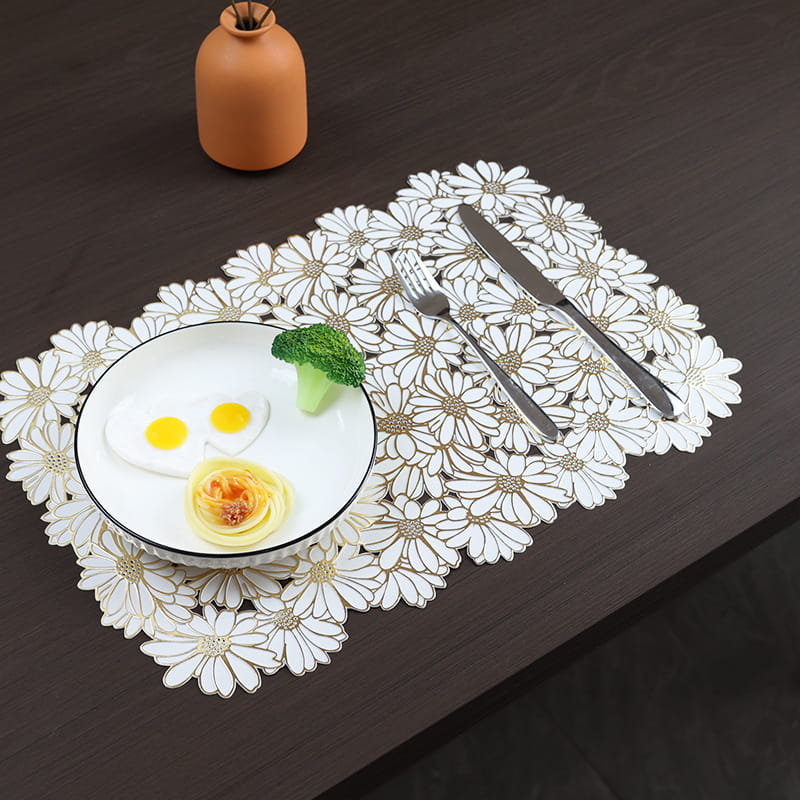 🍽️Hot Stamping Heat-Insulating Patterned Placemat