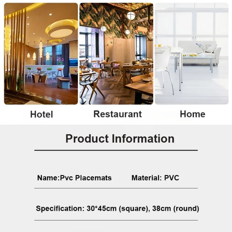 🍽️Hot Stamping Heat-Insulating Patterned Placemat