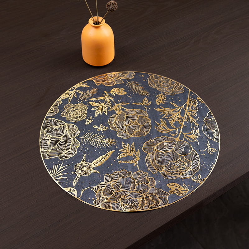 🍽️Hot Stamping Heat-Insulating Patterned Placemat