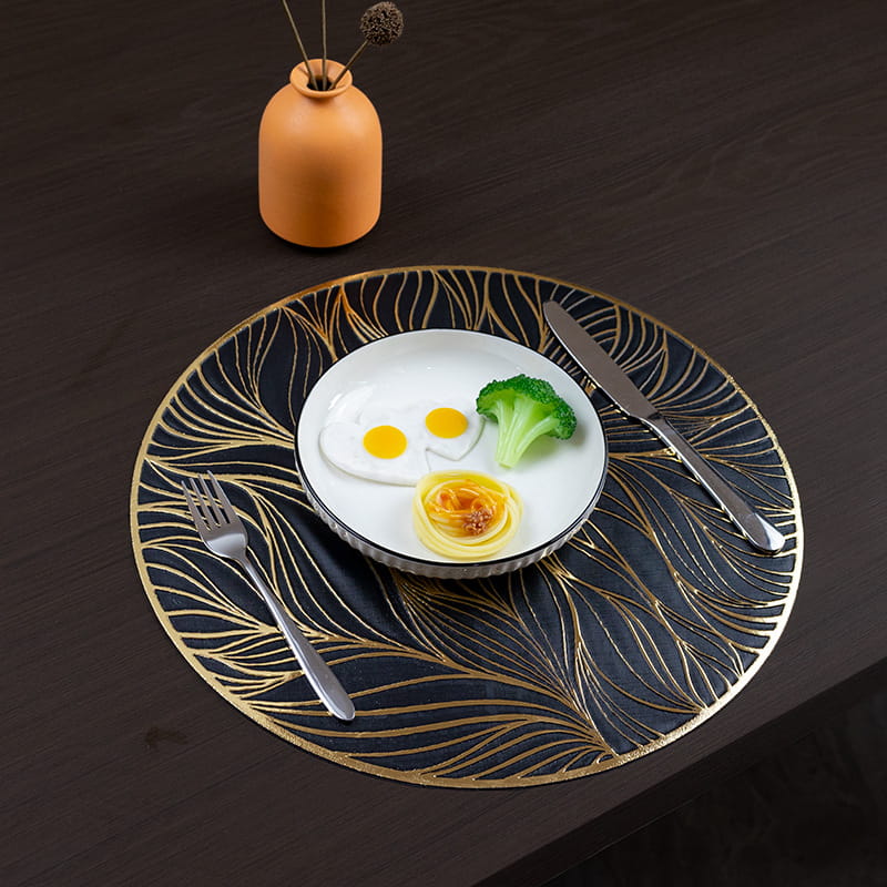 🍽️Hot Stamping Heat-Insulating Patterned Placemat