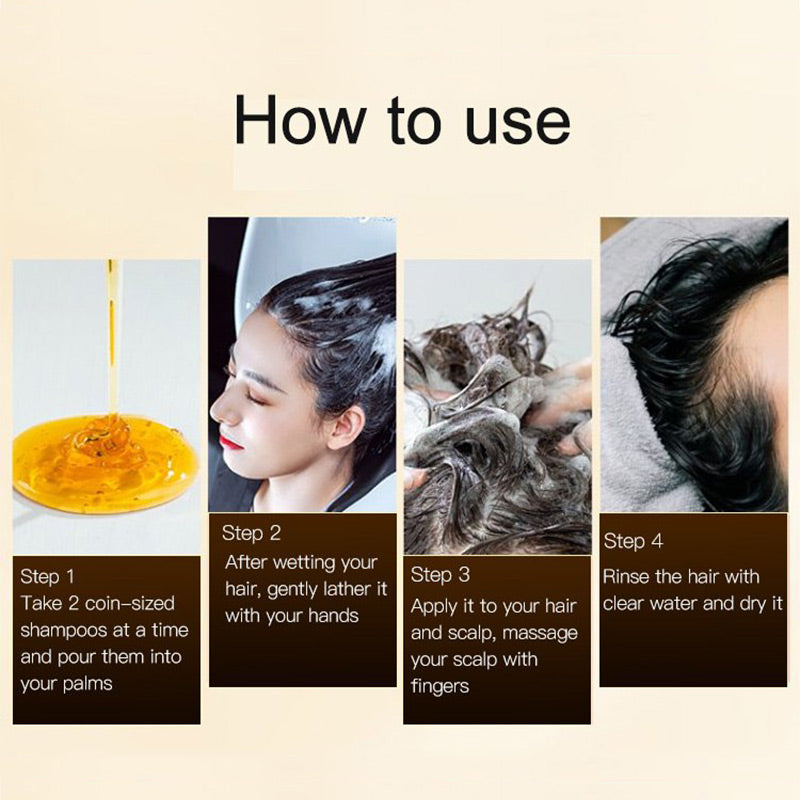 Kräuterextrakt Haarpflegeshampoo für Männer und Frauen