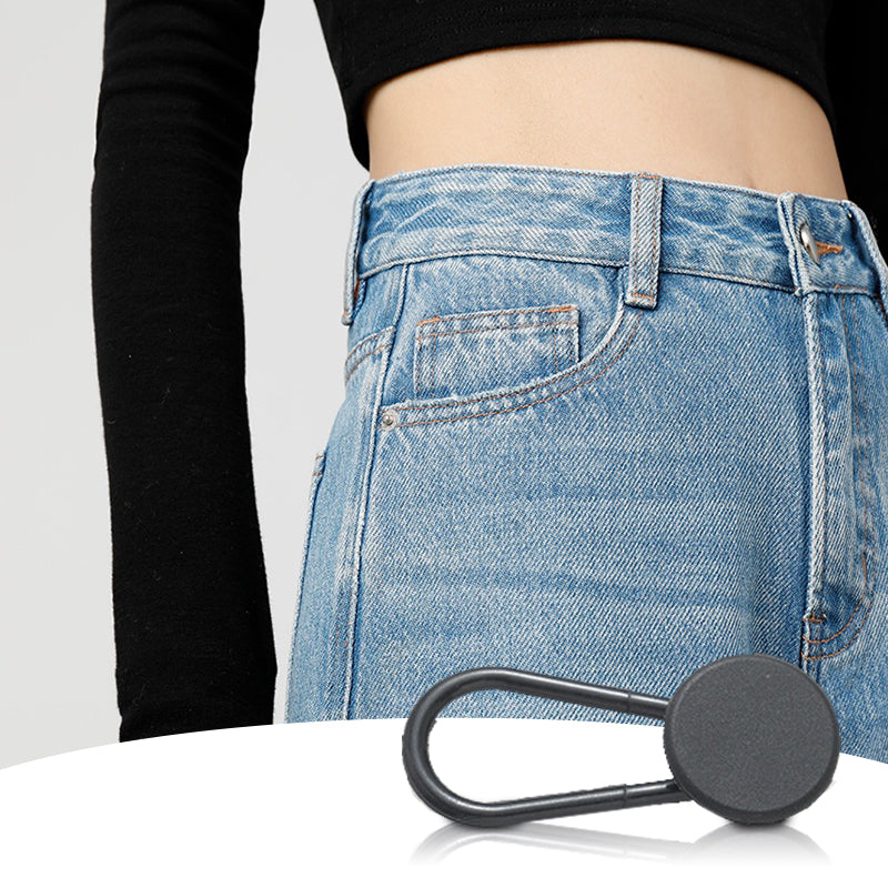 5 Stück einziehbare Knopfverlängerung für Hosen