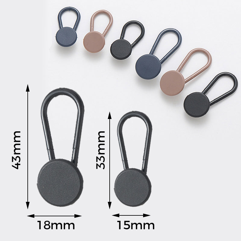 5 Stück einziehbare Knopfverlängerung für Hosen