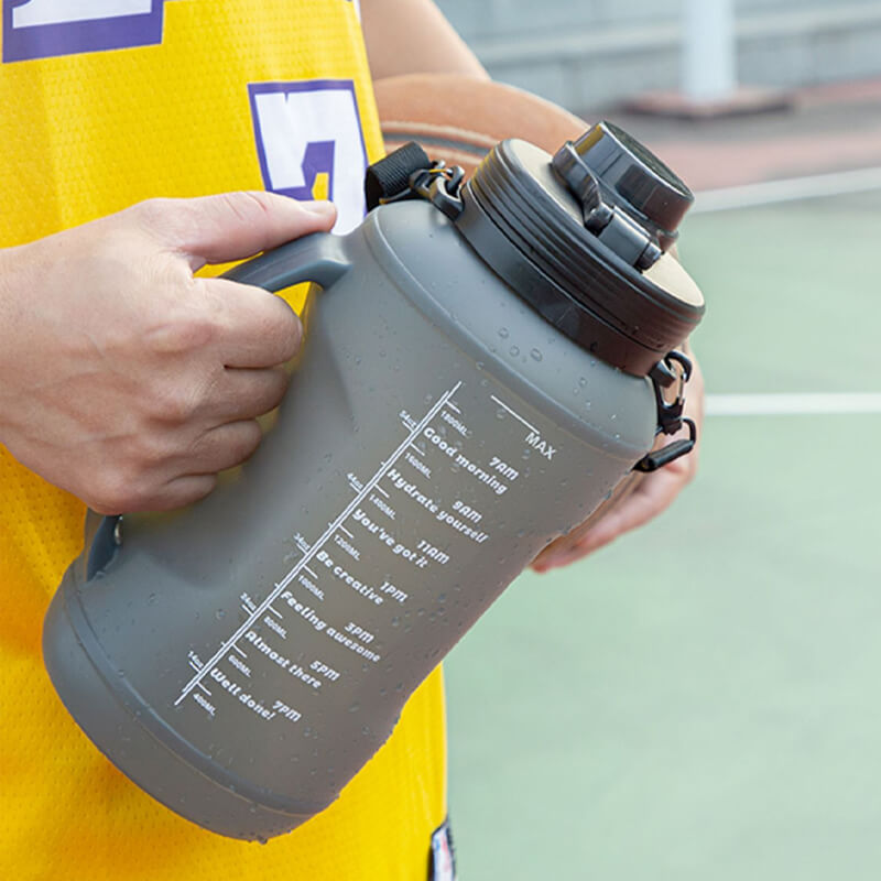 Silicone foldable anti drop sports portable water bottle