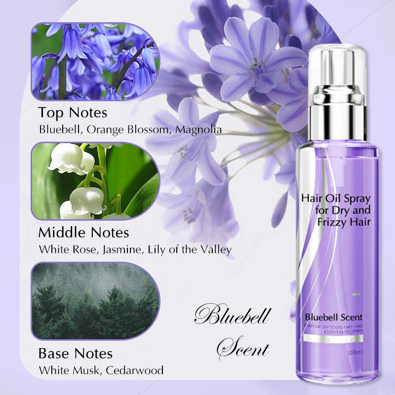 Haarölspray für trockenes und krauses Haar