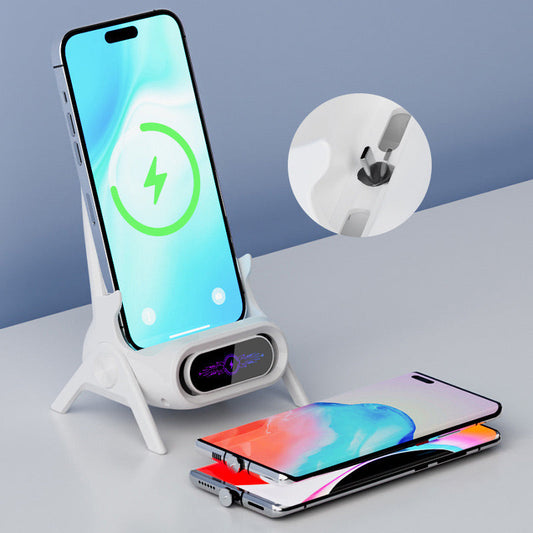 💥60 % RABATT🏆Multifunktionale kabellose Halterung mit Schnellladegerät für Smartphones