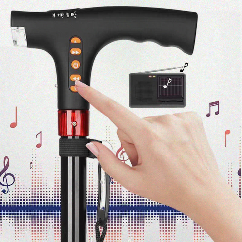 Intelligenter Gehstock für ältere Menschen mit LED-Licht🥰