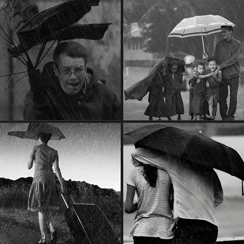 Automatik Regenschirm mit wasserdichtem Bezug