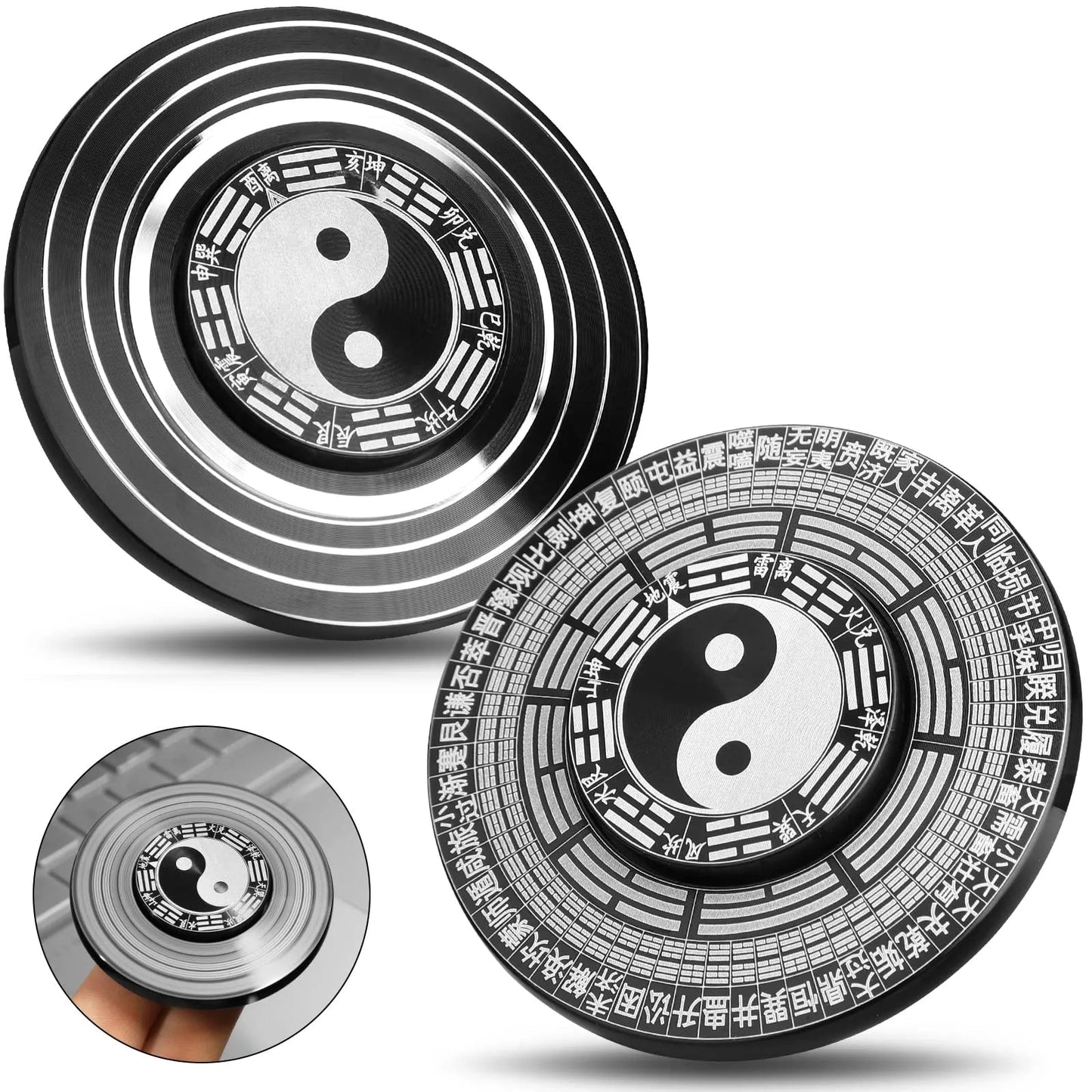 Tragbarer Feng Shui Bagua Tai Chi Gyroskop Kompass