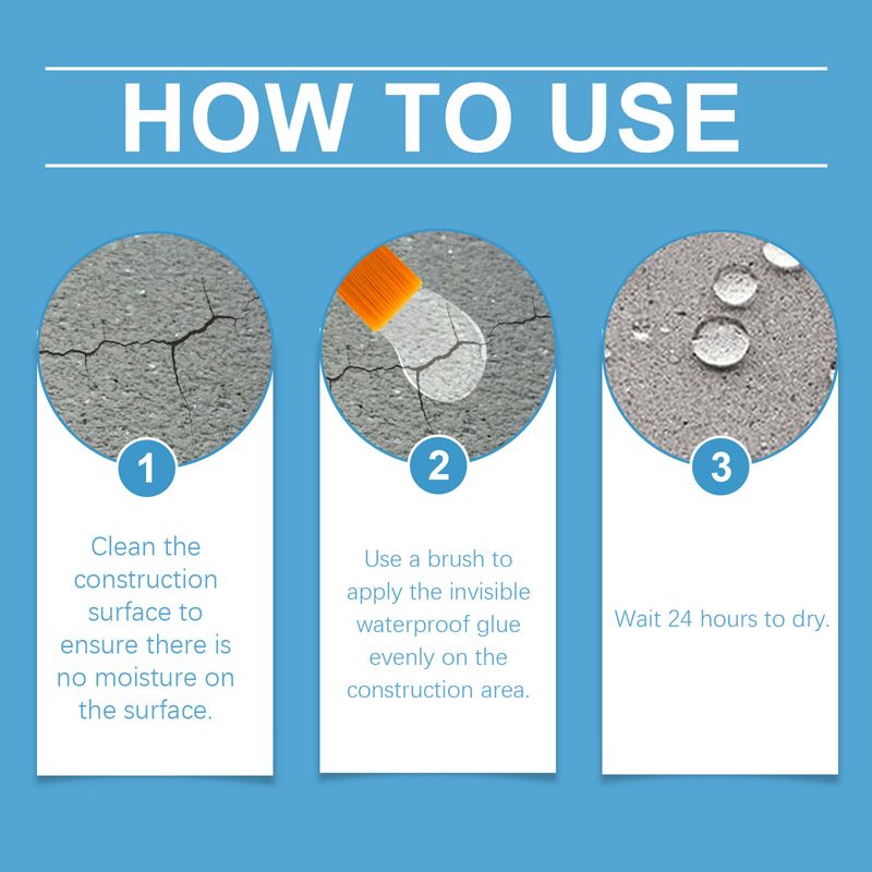 Transparentes Mehrzweckmittel, wasserdicht und leckagefrei