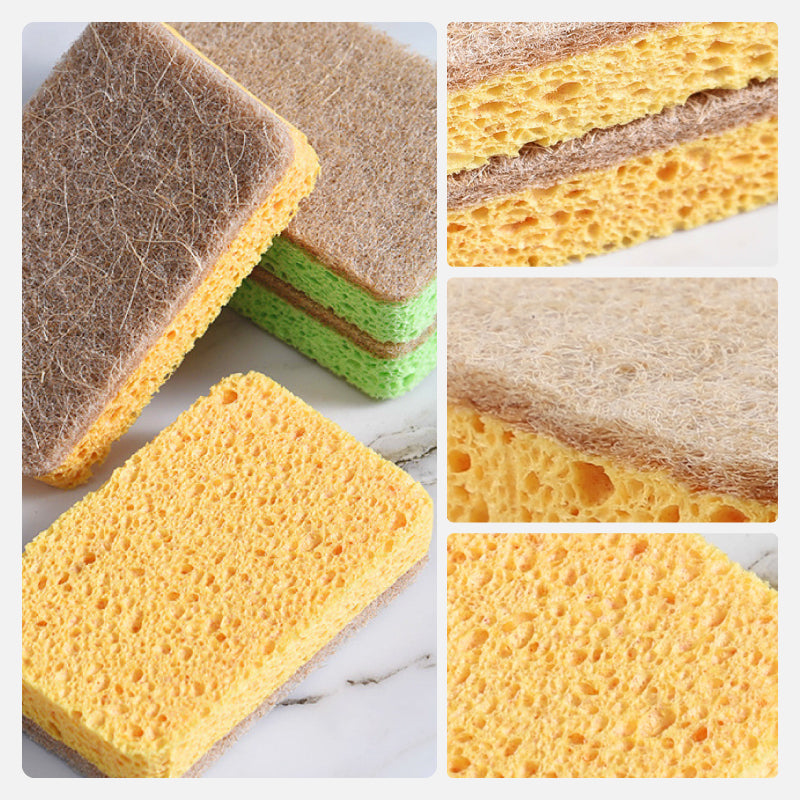 Küchenfaserschwamm Scheuerschwamm für Geschirr und Pfannen