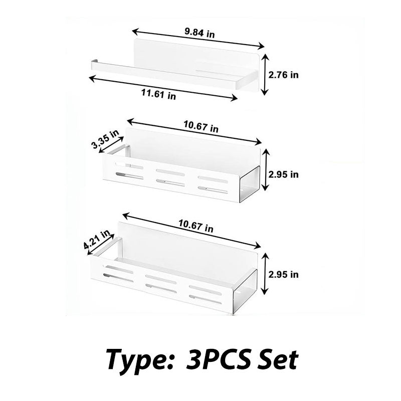 Magnetisches Gewürzregal für Kühlschrank mit Papierhandtuchhalter