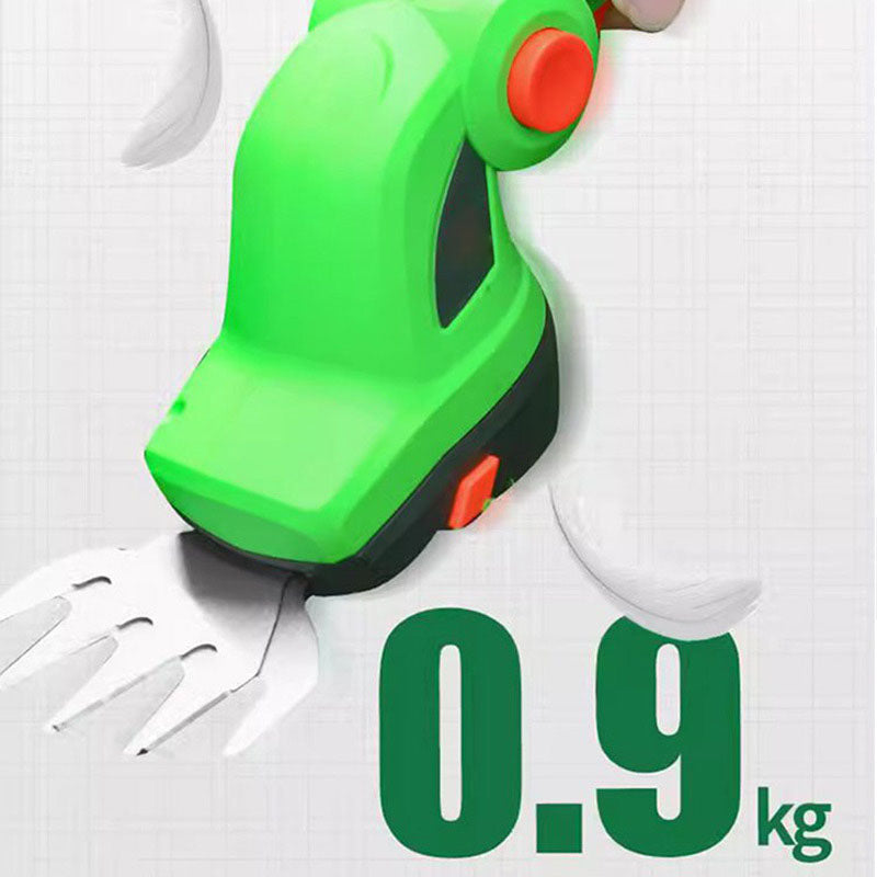 Kabellose Handgrasschere und Strauchschere 2 in 1