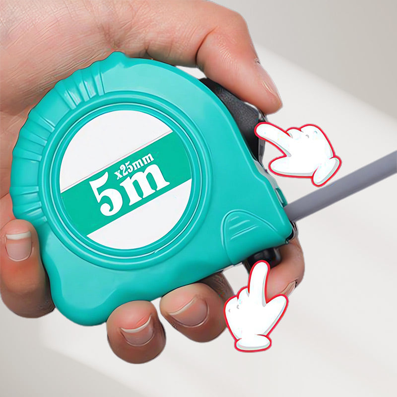 Tragbares einziehbares Stahlklingen-Bandmaß