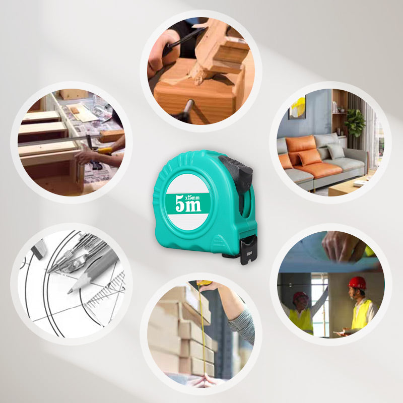 Tragbares einziehbares Stahlklingen-Bandmaß