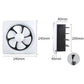 Haushaltslüftung Shutter Exhaust Fan (Kostenloser Versand)