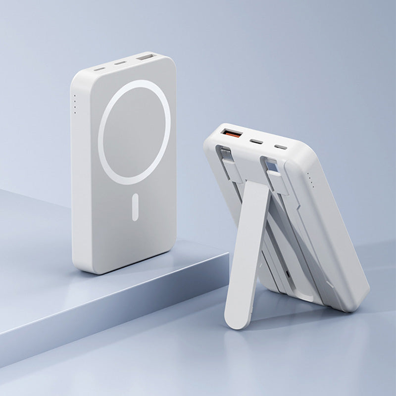Magnetische Powerbank mit Ständer und Schnellladefunktion
