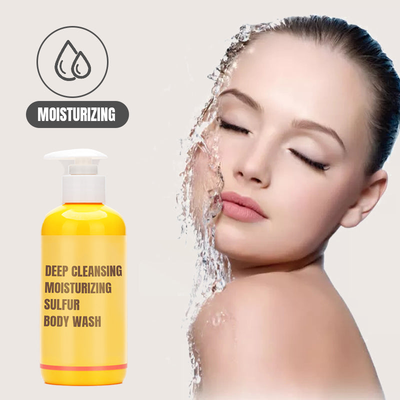 Tiefenreinigendes, feuchtigkeitsspendendes Schwefel-Duschgel