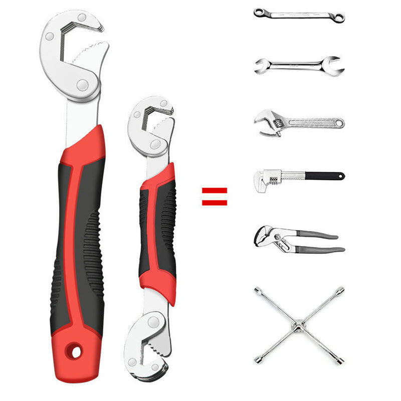 Universell einstellbarer Schnellspann- und Grip-Schlüssel