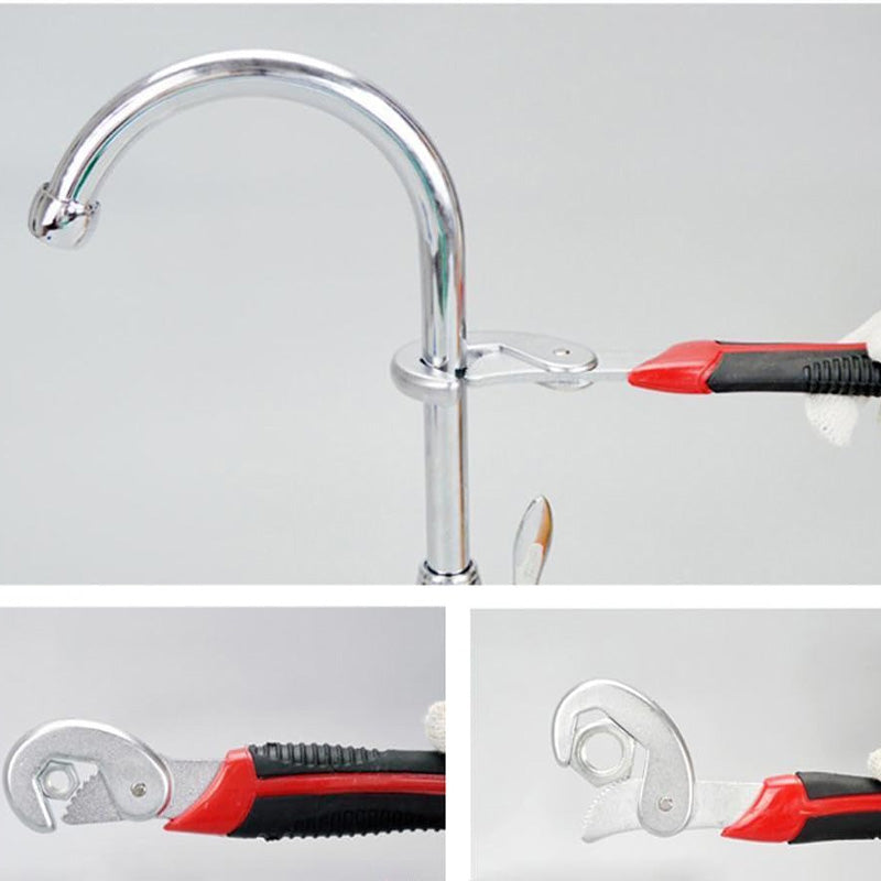 Universell einstellbarer Schnellspann- und Grip-Schlüssel