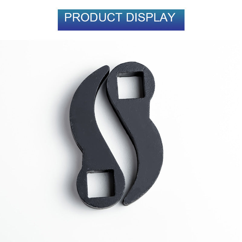 Halbmondförmiger Halbwellenschlüssel