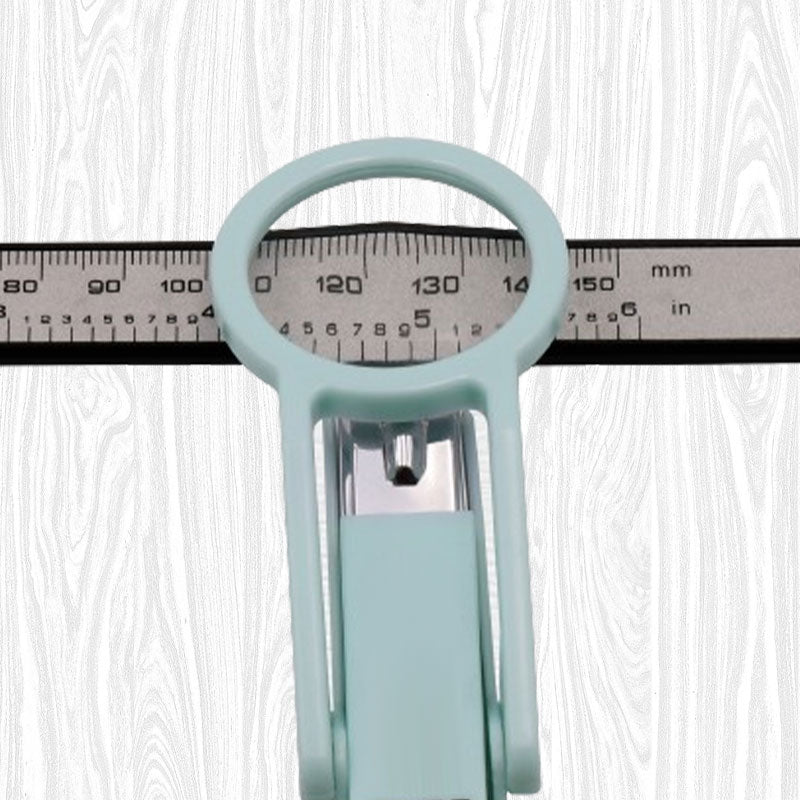 3pcs Nail Clippers with Magnifier & Splash-proof Box