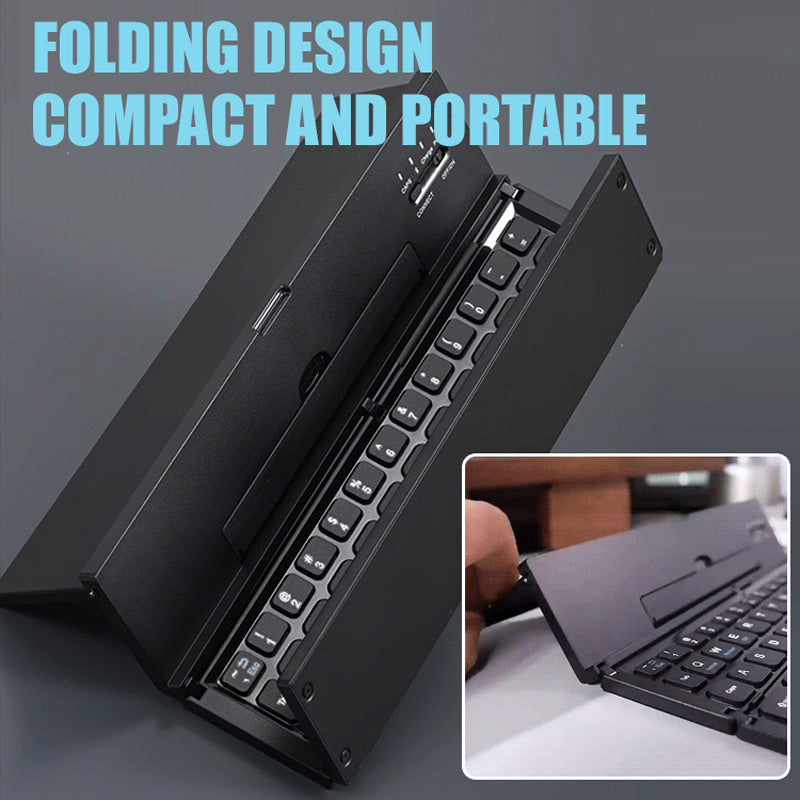 Tragbare, faltbare, kabellose Bluetooth-Tastatur