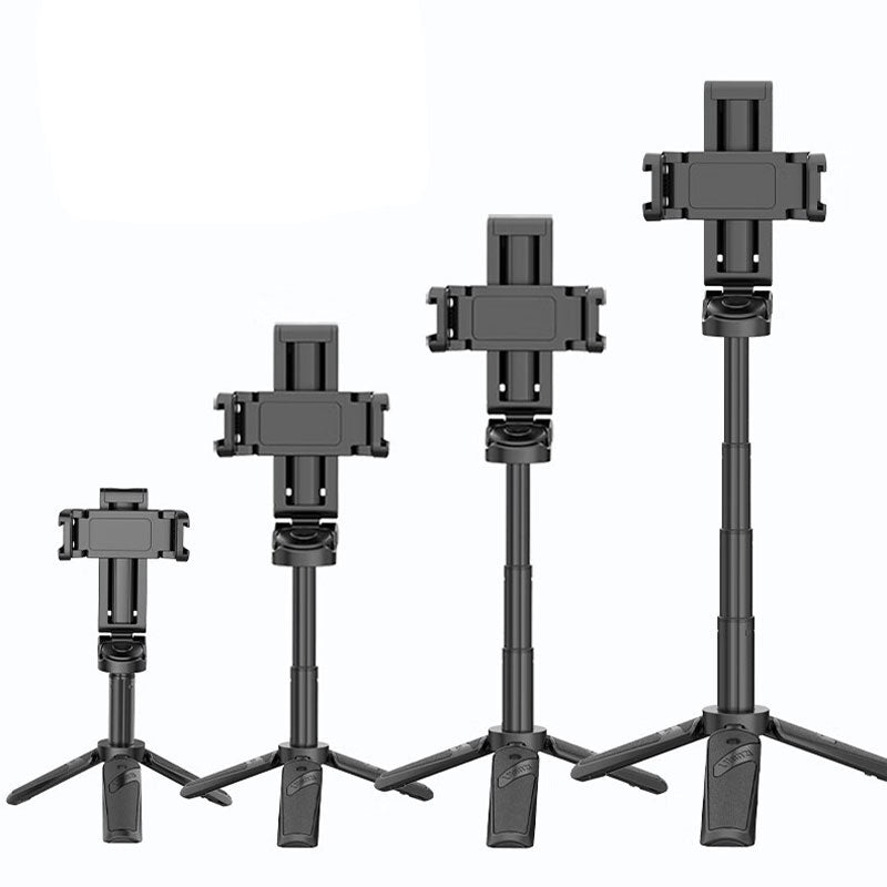 3 in 1 Selfie Stick Stativ mit LED Aufheller & Fernbedienung