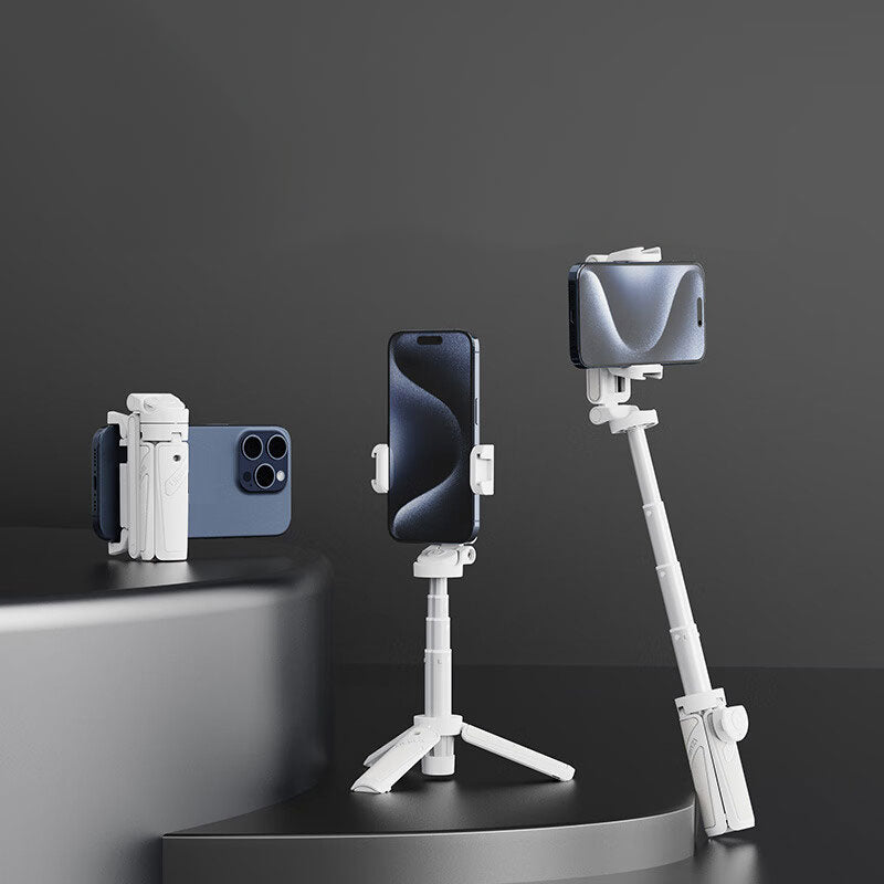 3 in 1 Selfie Stick Stativ mit LED Aufheller & Fernbedienung