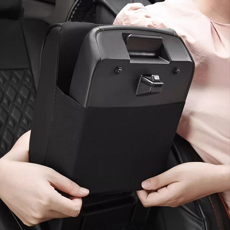 Car Armrest Cushion Pad with Tissue Box