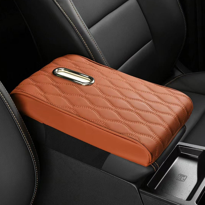 Car Armrest Cushion Pad with Tissue Box
