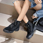 Unisex Leisure Canvas Ankle Boots in British Style