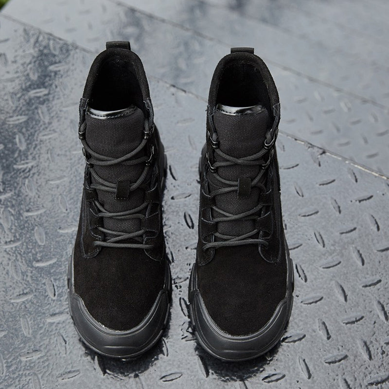 Unisex Leisure Canvas Ankle Boots in British Style