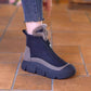 Wasserdichte und warme Schneestiefel mit Reißverschluss für Damen