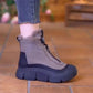 Wasserdichte und warme Schneestiefel mit Reißverschluss für Damen