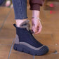 Wasserdichte und warme Schneestiefel mit Reißverschluss für Damen
