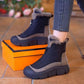 Wasserdichte und warme Schneestiefel mit Reißverschluss für Damen