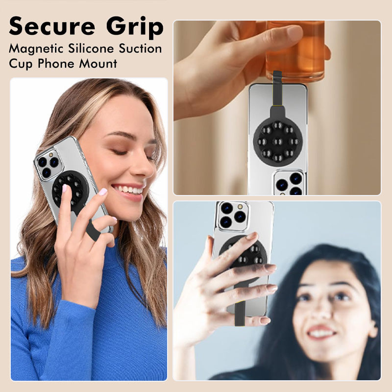 Magnetic Suction Silicone Phone Mount