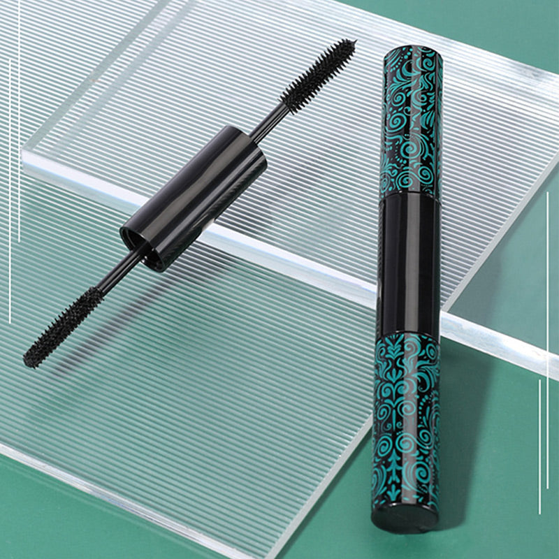 2-in-1 wasserfeste, lang anhaltende schwarze Wimperntusche