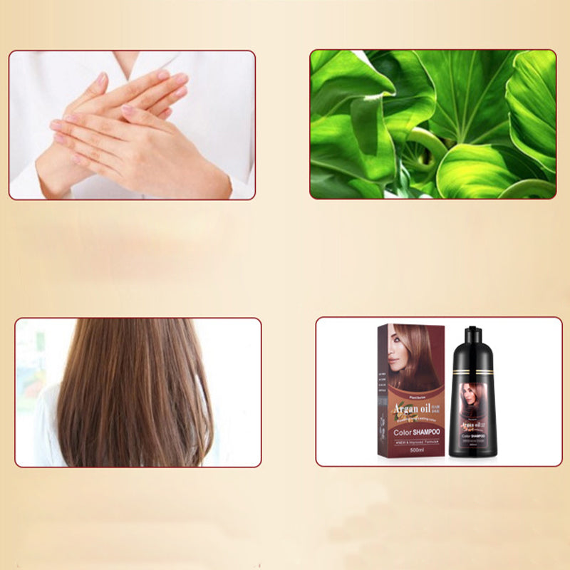 2-in-1-Haarfärbemittel & Shampoo mit langer Haltbarkeit